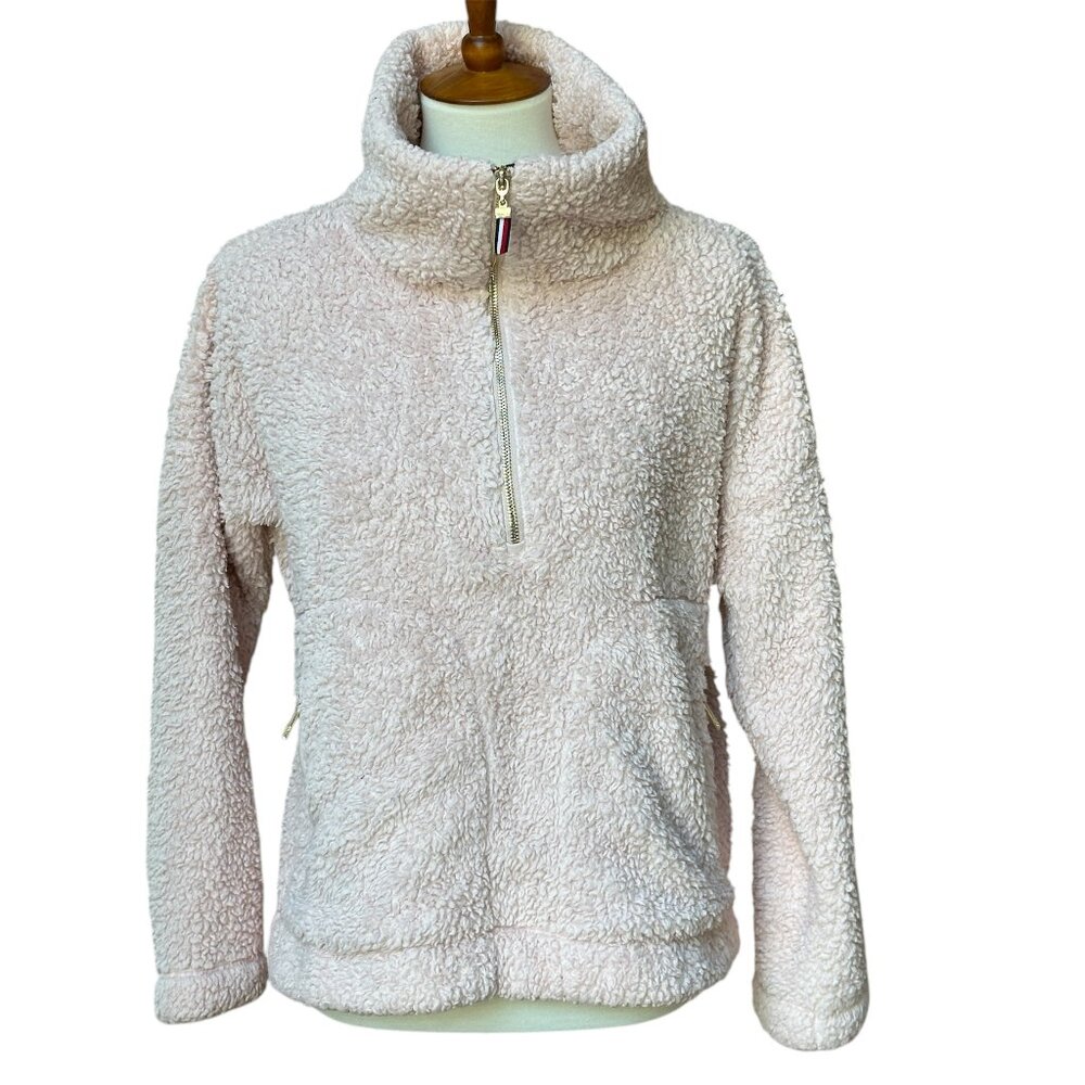 Tommy Hilfiger Pink Fuzzy Pullover Small